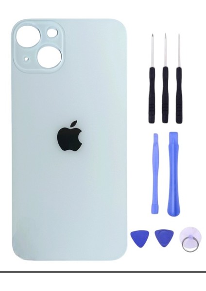 Apple iPhone 14 Arka Kapak Pil Kapağı +Tamir Seti Beyaz Renk