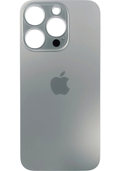 Apple iPhone 15 Pro Arka Kapak Pil Kapağı Naturel Titanyum Renk