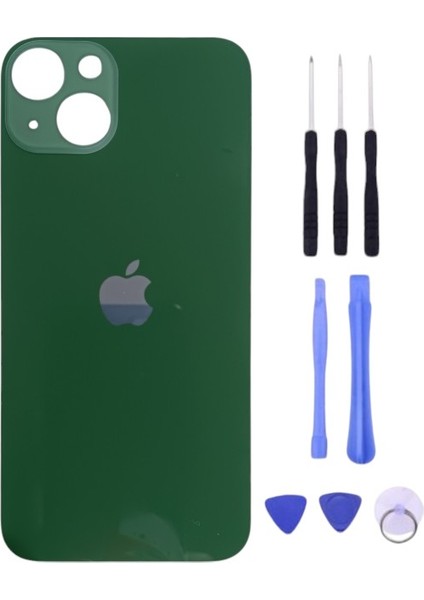 Apple iPhone 13 Arka Kapak Pil Kapağı +Tamir Seti Yeşil Renk