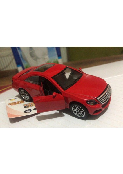Oyuncak Metal Model Araba Açılır Kapı 1/36 Çek Bırak Kırmızı Bentley