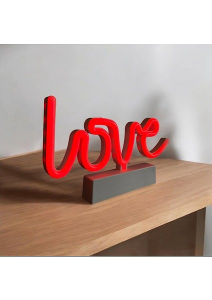 Kırmızı Neon Işıklı Gece Lambası fiyatları