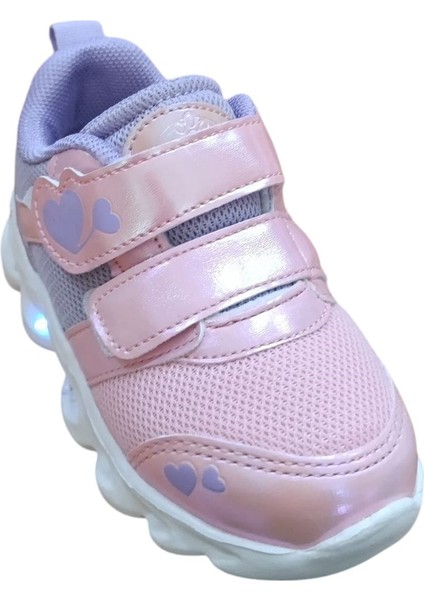 Cayt Bebe Işıklı Spor Ayakkabı Pudra
