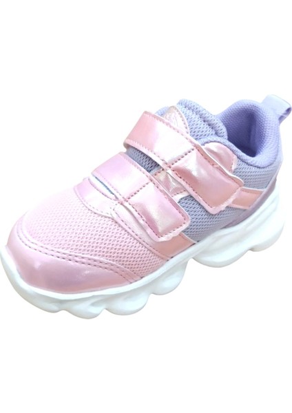 Cayt Bebe Işıklı Spor Ayakkabı Pudra