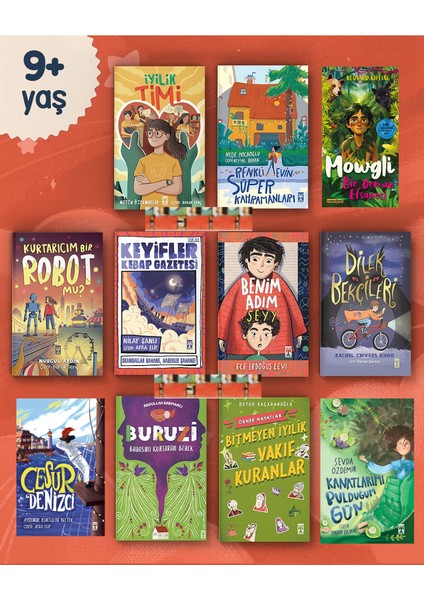 İyilik Timi / Renkli Evin Süper Kahramanları / Kurtarıcım Bir Robot Mu? (11 Kitap)