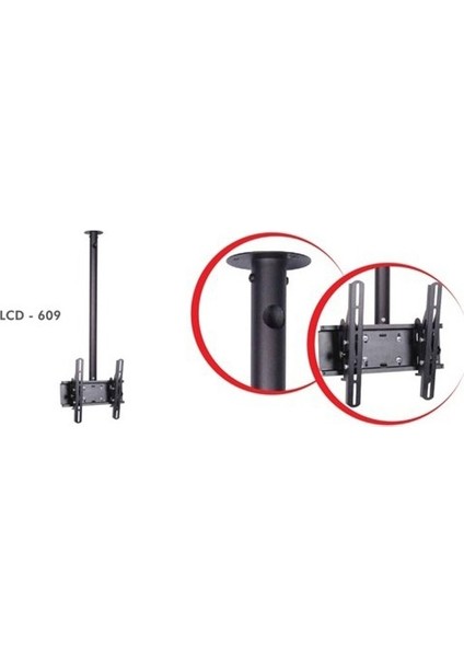 LCD-609 10''-32'' Tv Tavan Askı Aparatı