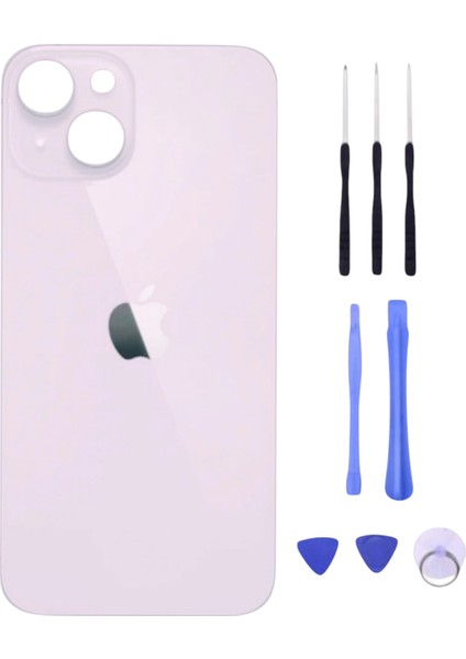 Apple iPhone 13 Mini Arka Kapak Pil Kapağı +Tamir Seti Pembe Renk