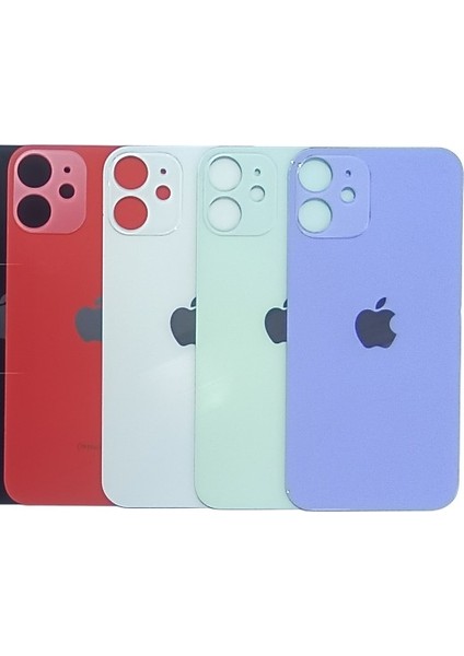 Apple iPhone 12 Mini Arka Kapak Pil Kapağı Açık Yeşil Renk