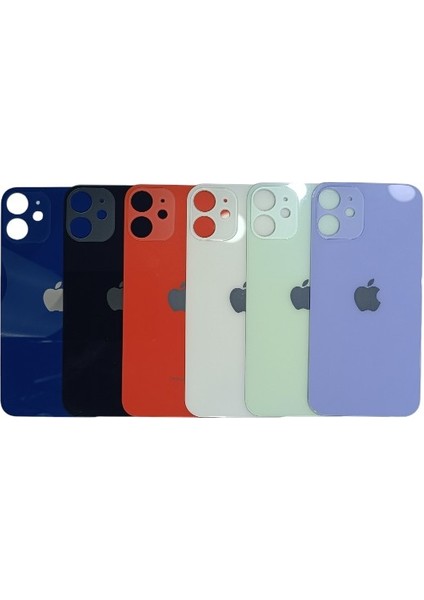 Apple iPhone 12 Mini Arka Kapak Pil Kapağı Açık Yeşil Renk