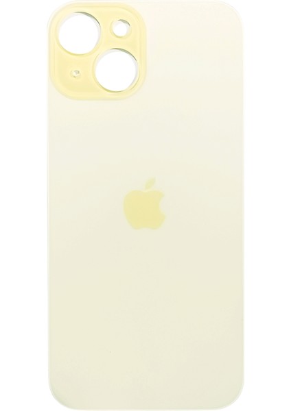 Apple iPhone 15 Plus Arka Kapak Pil Kapağı Sarı Renk