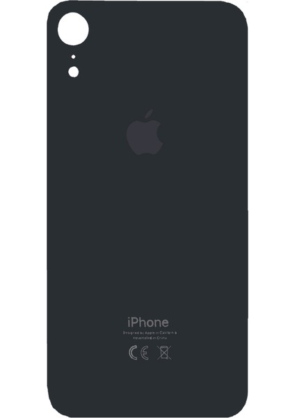 Apple iPhone Xr Arka Kapak Pil Kapağı Siyah Renk
