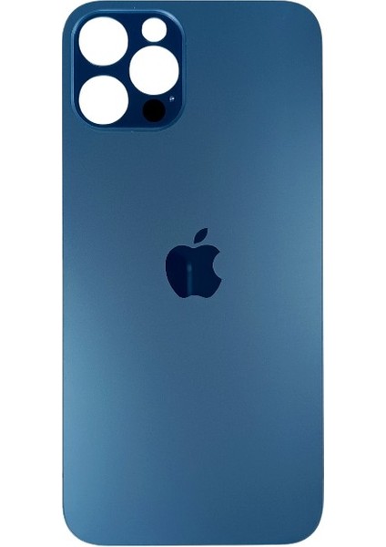 Apple iPhone 12 Pro Max Arka Kapak Pil Kapağı Mavi Renk