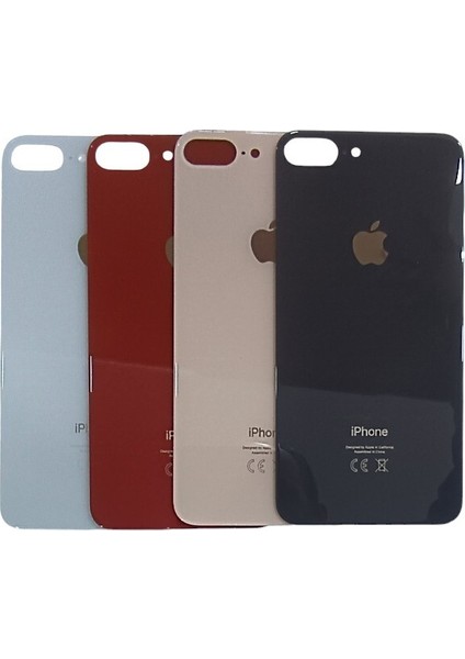 Apple iPhone 8 Plus Arka Kapak Pil Kapağı +Tamir Seti ve Yapıştırıcı Gold Renk
