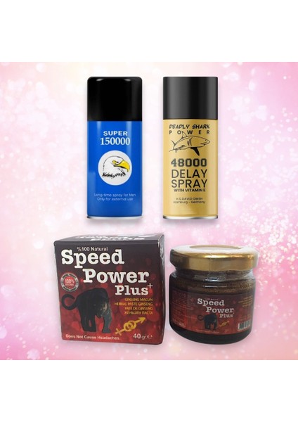 Ballı Bitkisel Karışımlı Macun 40 Gram+2 Kutu Gold Vip Set Orjinal Erkeklere Özel Uzun Etkili Erkek Sprey
