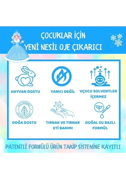 Yeni Nesil Doğal Çocuk Oje Çıkarıcı 10 ml