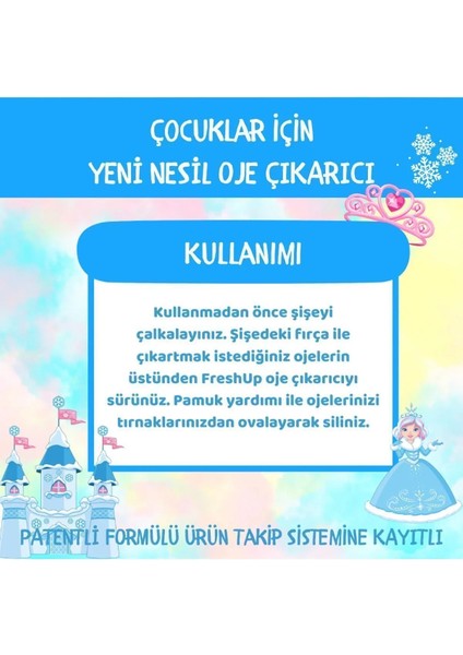 Yeni Nesil Doğal Çocuk Oje Çıkarıcı 10 ml