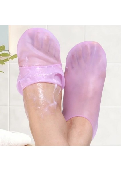 Silikon Topuk Bakım Çorabı – Nemlendirici Spa Etkili Ayak Maskesi fırsatları