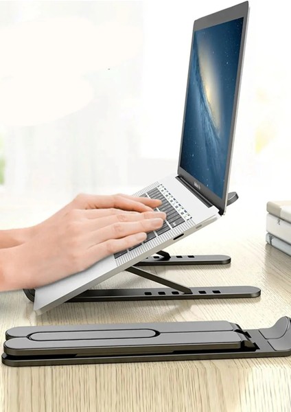 Kaydırmaz 7 Kademeli Ayarlanabilir Laptop Macbook Notebook Yükseltici Soğutucu Sert Plastik Stand fiyatları