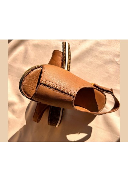 Deri Klasik Sandalet Model