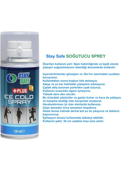 Anestezik ve Lazer Epilasyon Için Soğutucu Sprey 150 ml - 4 Adet