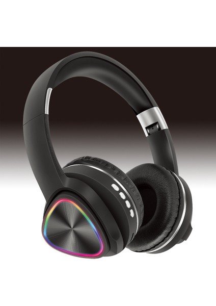 Kablosuz Bluetooth Kulaklık Kulak ve Kafa Üstü Kablosuz Anc Işıklı Oyun ve Müzik Kulaklığı