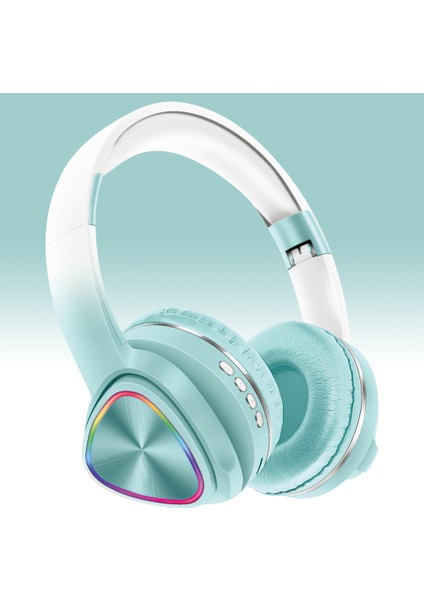 Kablosuz Bluetooth Kulaklık Kulak ve Kafa Üstü Kablosuz Anc Işıklı Oyun ve Müzik Kulaklığı