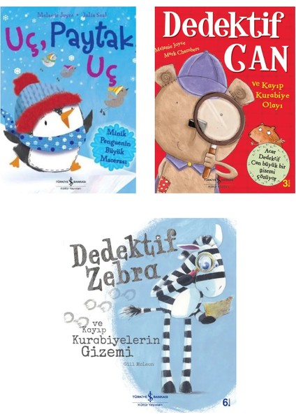 Uç, Paytak, Uç / Dedektif Can ve Kayıp Kurabiye Olayı / Dedektif Zebra 3'lü Set