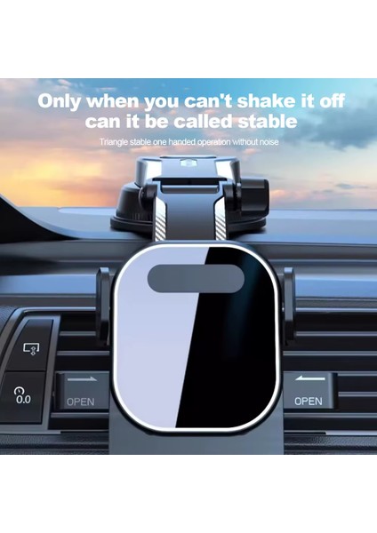 Otomatik Telefon Kavrama 360° Dönebilen Ayarlanabilir Vantuzlu Telefon Tutacağı CH-0015