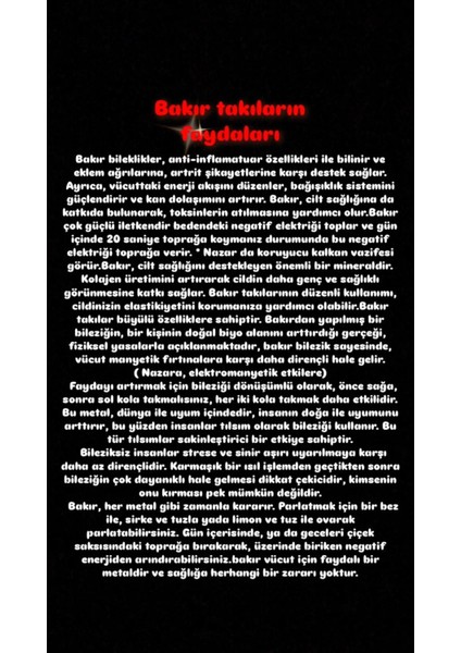 Bakır Bileklik