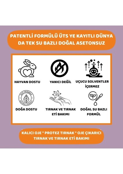 Doğal, Kalıcı Oje Çıkarıcı, Protez Tırnak Çıkarıcı, Tırnak ve Tırnak Eti Bakım Yağı 10 ml modelleri