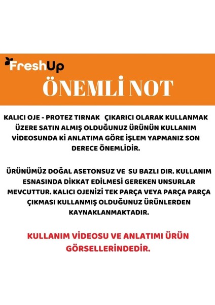 Doğal, Kalıcı Oje Çıkarıcı, Protez Tırnak Çıkarıcı, Tırnak ve Tırnak Eti Bakım Yağı 10 ml fırsatları