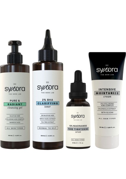 Yağlı Ciltler Için Cilt Bakım Seti