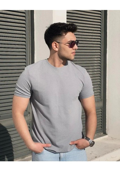Erkek Waffle T-Shirt