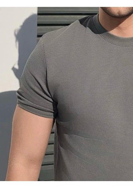 Erkek Waffle T-Shirt