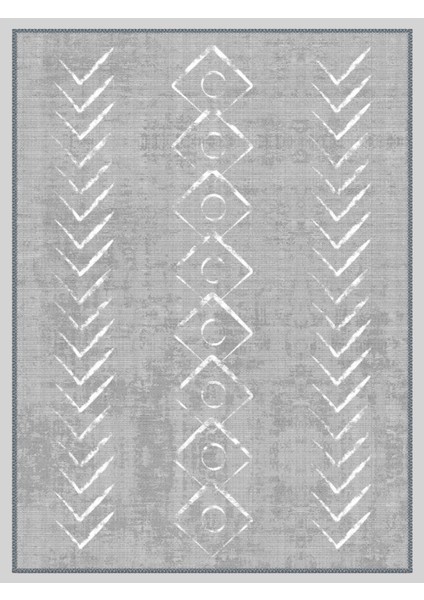 Vintage Desenli Halı, Pamuk Dokuma Pamuklu Taban Dekoratif Halı Kilim 1