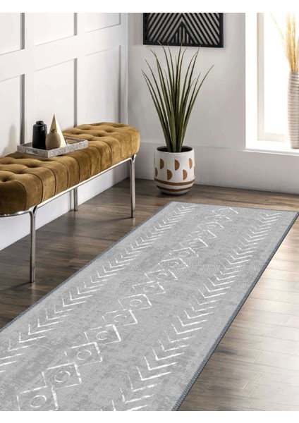 Vintage Desenli Halı, Pamuk Dokuma Pamuklu Taban Dekoratif Halı Kilim 1