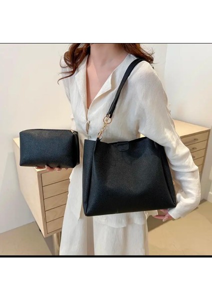 Çanta Şık Kullanışlı Ikili Kadın Siyah fiyatları