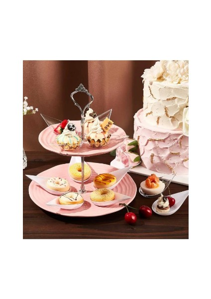 Plastik Sunumluk Damla Kaşık Beyaz 12 Adet modelleri