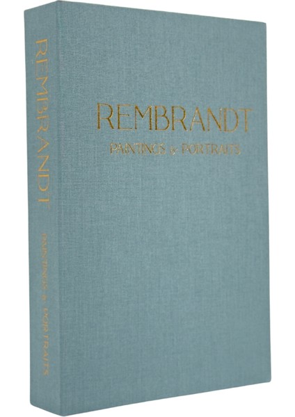 Kumaş Kitap Kutu Mavi Rembrant