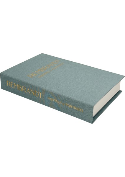 Kumaş Kitap Kutu Mavi Rembrant