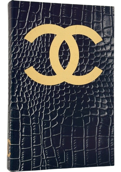 Lacivert Gold Kitap Kutu (K)