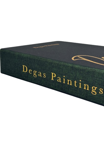 Kumaş Kitap Kutu Yeşil Degas