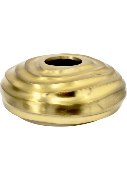 Gold Helezon Metal Vazo Yatay fiyatları