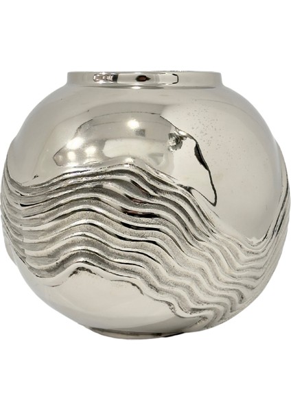 Gümüş Dalgalı Vazo fiyatları