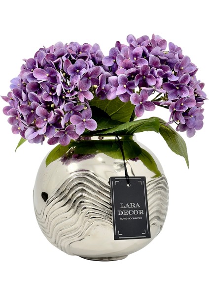 Gümüş Dalgalı Vazo indirimleri