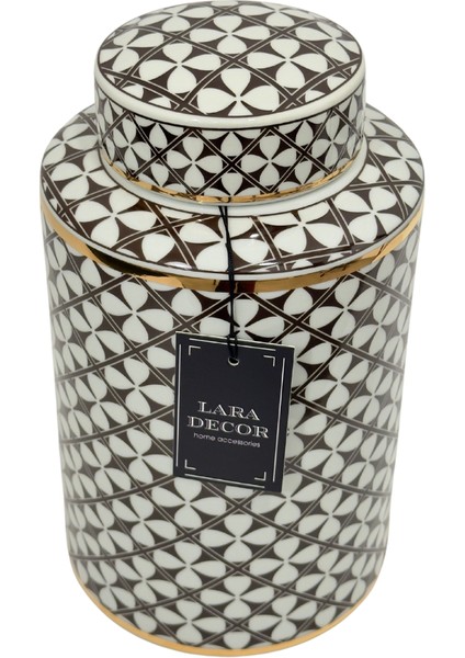 Yoncalı Kahverengi Seramik Küp (K) fiyatları