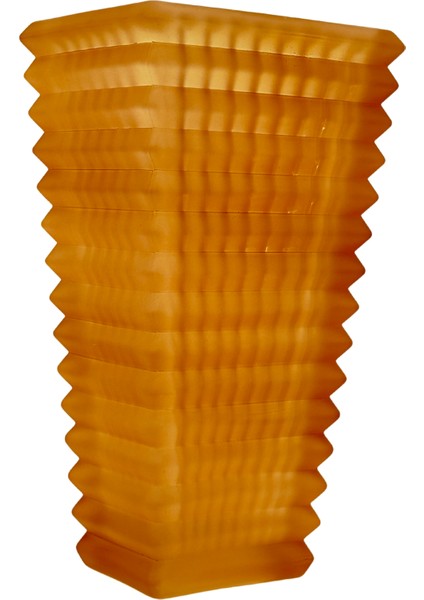 Turuncu Buzlu Cam Vazo (B) fiyatları