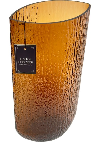 Kahve Buzlu Cam Vazo modelleri