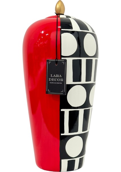 Kırmızı Benekli Küp (B)