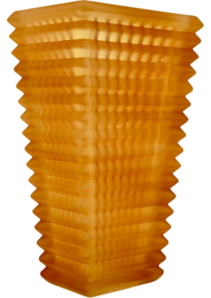 Turuncu Buzlu Cam Vazo (K) fiyatları