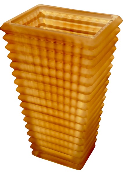 Turuncu Buzlu Cam Vazo (K) modelleri